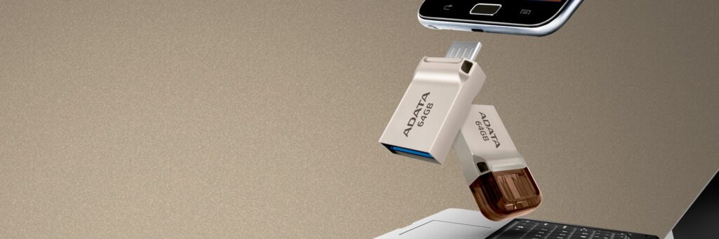 فلش مموری OTG ای دیتا مدل UC360 ظرفیت 16 گیگابایت