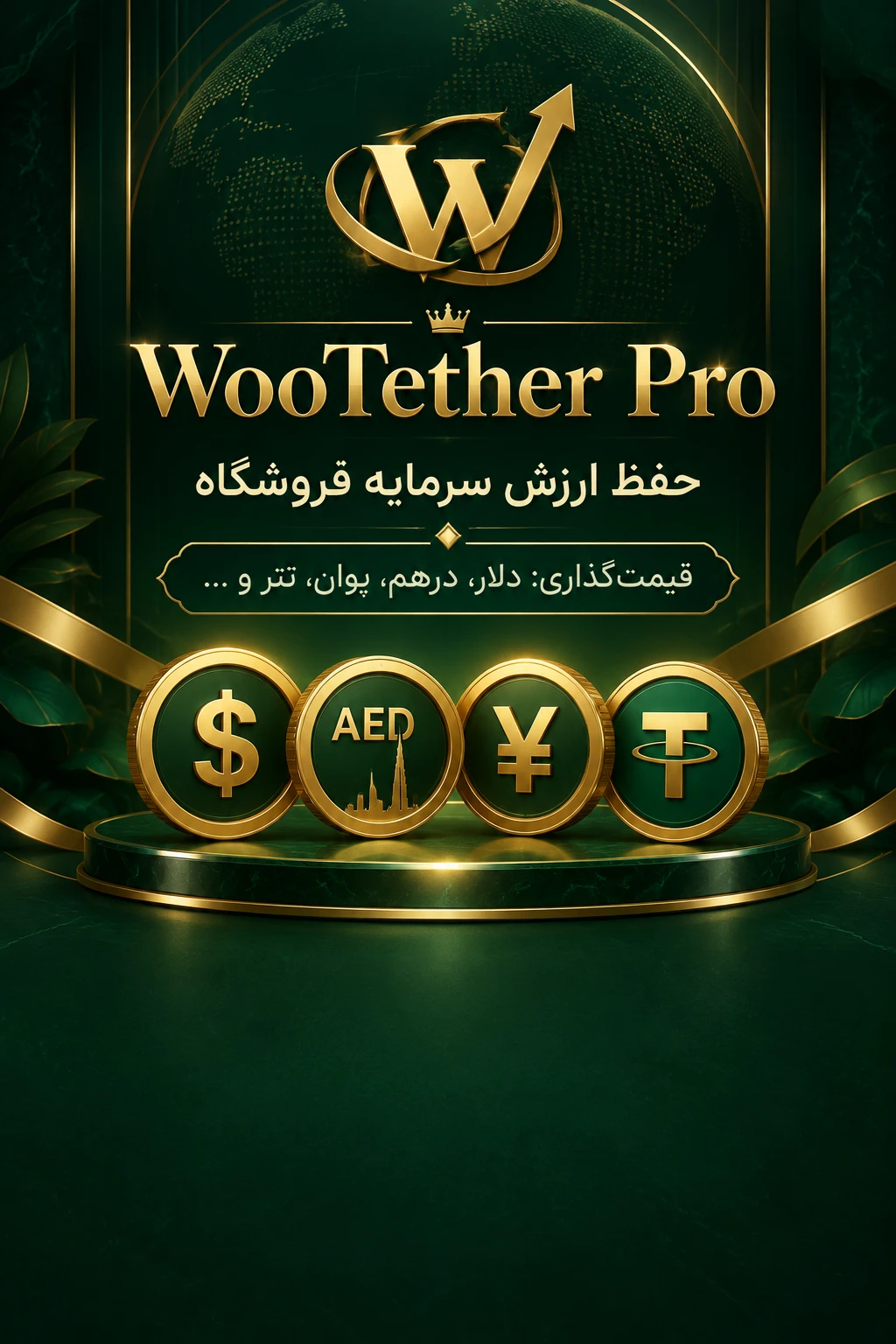 افزونه WooTether Pro: مدیریت هوشمند قیمتگذاری ارزی و نرخ لحظهای در ووکامرس افزونه WooTether Pro: مدیریت هوشمند قیمتگذاری ارزی و نرخ لحظهای در ووکامرس