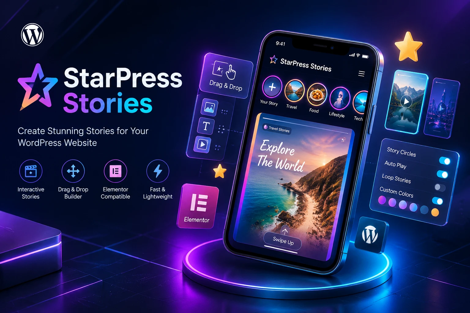 افزونه استوریساز ووکامرس StarPress Stories | افزایش فروش با استوریهای تعاملی و خرید سریع افزونه استوریساز ووکامرس StarPress Stories | افزایش فروش با استوریهای تعاملی و خرید سریع